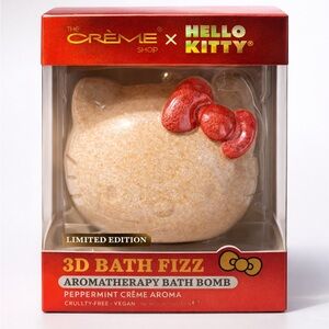 Crème Hello Kitty 3D Bath Fizz - Red and Cream